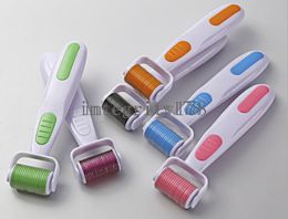 New arrival makeup tool cosmetic dermaroller MNR 1080 Needles derma roller with interchangeble microneedle roller head Mini order 10pcs