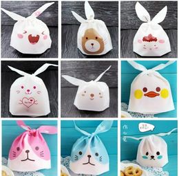 Cute Rabbit Cookie Baking Bake Biscuit Candy Treat snack Favour Pouch Bag 50pcs/lot