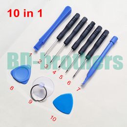Phone Tools With T3 T4 Screwdrivers 10 in 1 Opening Kit Pry Repair Tool FOR iPhone Samsung MOTO SIEMENS
