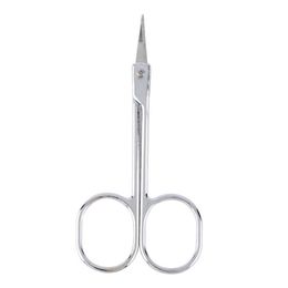Wholesale-Stainless Steel Nail Tools Curved Blades Scissors Mini size Tool For Eyebrow Dead Skin Pusher Nail Art Accessories MXS8102