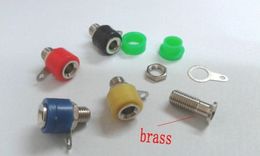 50 pcs brass Banana Socket Jack FOR 4mm BANANA Plug Test Cable connector