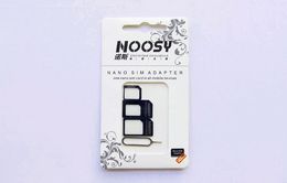 NOOSY Nano Sim/Micro Sim/Standard Sim Card Converter Nano Sim Adapter for All Smart Phone Mobile Devices