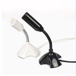 Free Shipping USB MIC Desktop Mini Speech Mic Microphone With Stand For Computer PC Laptop