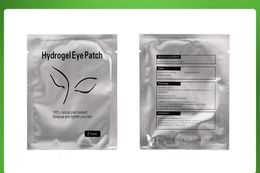 Eyelash Adhesives Thin Hydrogel Eye Patch for Eyelashes Extension Lint Free Gel Pads Moisture Eyes Mask a54