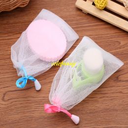 1000pcs/lot Fast shipping 9x15cm Soap blister mesh soap net Foaming Net easy bubble mesh bag random Colour