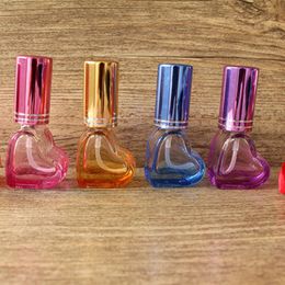 5ml Small Love Color Perfume Glass Spray Bottle Sub-perfume Empty Bottle Spray Vials fast shipping F20172358