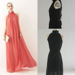 Unter 20 Günstiges, ärmelloses Real Image-Parteikleid, langes Event-Rüschen-Abendkleid, individuelle Cocktail-Abschlussballkleider, hohl bis 147 cm lang