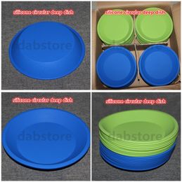 wholesale competitive price Deep Dish Round Pan 8.7" Non Stick 5ml Silicone Container Concentrate Oil BHO free shipping