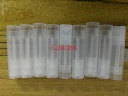 200pcs/lot DHL Fedex Free Shipping 5ML/5g Empty Clear LIP BALM Tubes Containers Transparent Lipstick cool lip tubes bottle