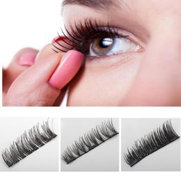 ERUO POP Magnetic Eyelashes with 3PCS Tiny Magnets Eyelash Full Strips 100% Handmade Fake Eyelashes REUSEABLE 3D Magnet Fake Eyelashes Exten