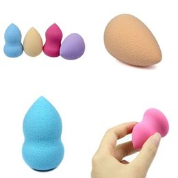 Wholesale-4pcs/lot Makeup Foundation Sponge Make Up Brush Set Powder Smooth Beauty Make Up Tool Free shipping&Wholesale