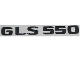 Gloss Black 3D Number Letters Rear Trunk Badges Emblems for Mercedes Benz GLS 550