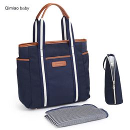 Fashion Wome Daily Hobos Portable Mummy Bag Baby Nappy Bags For Mom Maternity Hobos With Changing Mat Insulation Bag Diaper Bag