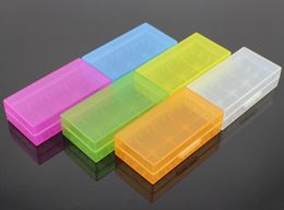 Plastic 18650 Battery Case Cover Box 6 Colours Holder Storage Container 18490 18350 Battery Holder Box For MNKE Sony VTC5 VTC4 18650 Battery