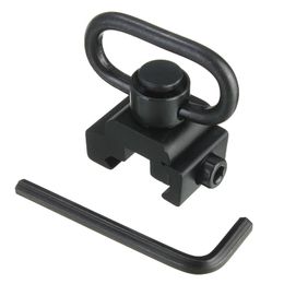 Quick Release Detach QD Sling Swivel Attachment w/ 20mm Picatinny Rail Mount