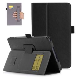 t380 case UK - Luxury PU Leather Case Cover for Samsung Galaxy Tab A 8.0 T380 T385 2017 Tablet with Card Slots Hand Strap
