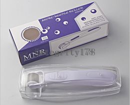 makeup tool cosmetic dermaroller MNR derma roller with 600 Needles,microneedle roller 0.25mm-2.5mm interchangeble head