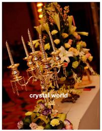 Beautiful Crystal Candle Holder/Acrylic Crystal Wedding Centerpieces/Table candlesticks for weddings decor