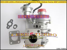 RHF3 VD410096 CK40 1G491-17010 1G491-17011 1G491-17012 Turbo Turbocharger For Kubota Excavator PC56-7 Bobcat Tractor 4D87 V2403-M-T-Z3B