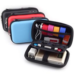 Wholesale- Mini Portable Digital Products Pouch Travel Storage Bag for HDD, U Disk, USB Flash Drive, Earphone, Data Cable, Bank Card GH005