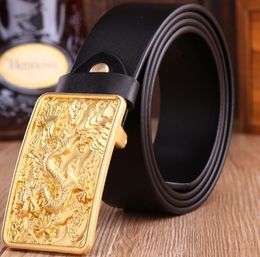 Copper Buckle Belt high quality brand designer belts luxury belts for men dragon buckle belt men and women waist genuine leather belts