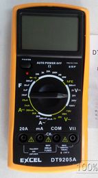 -Multimètre numérique LCD AC DC Ohm Volt mètre