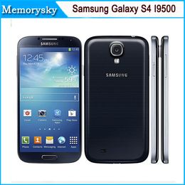 Orijinal yenilenmiş Samsung Galaxy S4 i9500 5.0 inç kilidi telefon 13MP Kamera Dört Çekirdekli 16 GB Depolama sıcak satış DHL kargo Akıllı Telefon