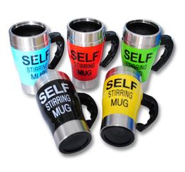 10PC Self Stirring Coffee Cup Mugs winter summer Coffees mixer Automatic Electric Travel Mug Mixing Drinking Thermos Cups