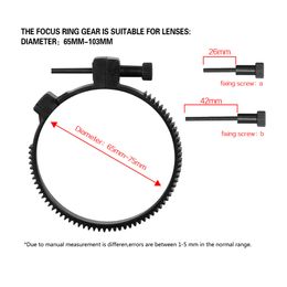 Freeshipping Follow focus finder CN-90F Follow-focus with Gear Ring Belt for Canon Nikon DSLR Cameras Camcorders