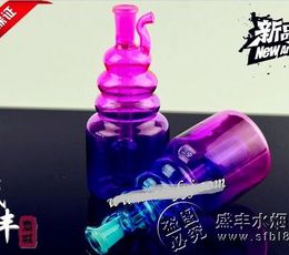 Free shipping wholesale Hookah - Hookah glass pot shaped color [three times, colors were shipped