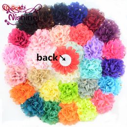 Cheap Polka Dot Fabric Flowers Wholesale