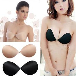 -Wholesale-Sexy mulheres silicone push up sutiã auto-adesivo peito pegajoso suaves sem alças