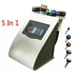 5 year warranty 5 in 1 Ultrasonic Liposuction 40K Cavitation Vacuum Multipolar Tripolar RF Laser Slimming Skin Body Salon Machine