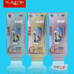 2000pc Tempered Glass Screen Protector Armored Film colorful Paper Retail Package Box with Inner for iPhone 6 6S 5 5S Samsung S6 S3 S5 S4