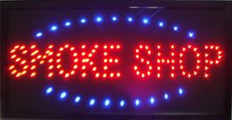 hot sale customized led smoke shop signs neon lights Plastic PVC frame Display semi-outdoor size 48cm*25cm