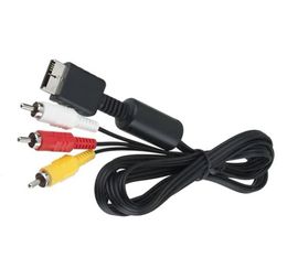 Wholesale 6Ft Audio Video AV Cable cord to RCA for Sony PlayStation 2 PS2 PlayStation