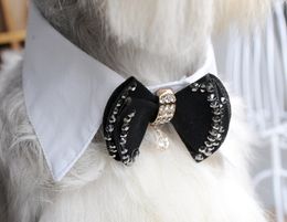 Cool pet collars dog cat bowknot tie collar Pet Supplies wedding Chirstmas gifts 5 designs