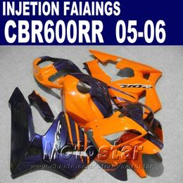 Free Customise Injection Moulding for HONDA CBR 600 RR fairing kits 2005 2006 cbr600rr 05 06 cbr 600rr bodywork fairings