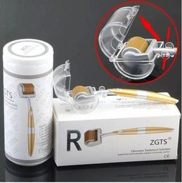 Fast shipping 192 Pins Titanium Micro Needle Roller Derma Stamp ZGTS Derma Roller for Skin Care Mezo Roller