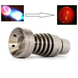 14.5MM & 18.8MM Universal Domeless Titanium Nail Grade 2 Titanium Nail for smoking glass bubbler water pipes bong bongs