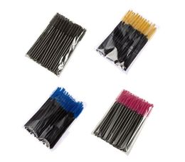 High quality Makeup Brush Eyelash One-off Eyelash Brush Mascara Wands Applicator Disposable Eye Lash 50PCS/pack