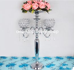 new wedding decoration centerpiece crystal decoration wedding candelabra wedding flower vase