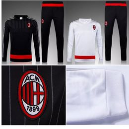 AC Milan Trainingsanzug 2016 Chandal AC Milan Fußball Maillot Fuß Survetement Fußball AC Milan Trainingsanzug Fußball-Shirt Winterjacke