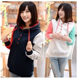 2015 Women's Sweatshirts Autumn Winter Outerwear Ladies Coats Women Pullovers Jacket Clothes For All-purpose Joker Sudaderas FG1511