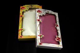 100pcs Phone Case Cover retail package box Universal Colourful Paper packaging Bag packing box for Iphone 5 6 6 plus Samsung S6