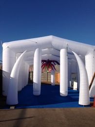 Giant 12m Exhibition Inflatable Frame Tent for Event and Business Show