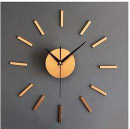 Hang upscale metallic DIY clock fashion creative combination of clock the clock Local tyrants gold diy clock