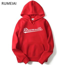 Men Dreamville J. Cole Sweatshirts Autumn Spring Hooded Hoodies Hip Hop Casual Pullovers Tops Clothing