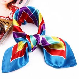 imitated silk Square Scarf Headdress Neck Satin Scarves Fashion women business suit scarf wraps Shawl Kerchief