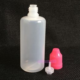 Colorful 1600pcs 60ml Empty E Liquid Plastic Dropper Bottles with Child Proof Bottle Caps Needle Tips For Ejuice E liquid